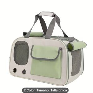 Green and Gray Pet Carrier